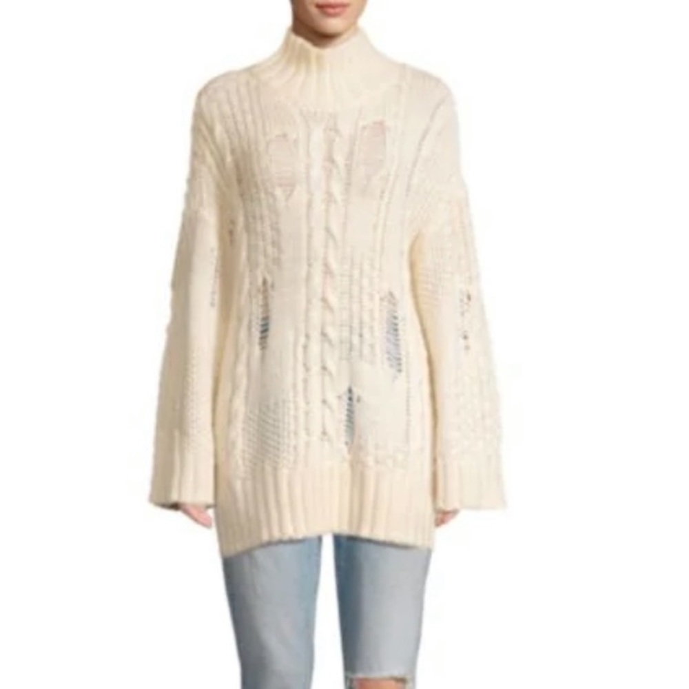 Current/Elliott The Vin Distressed Sweater - Picture 13 of 16